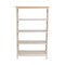 International Concepts X-Sided Shelf Unit, 4 Tier, Unfinished SH-4830X - alternate 6